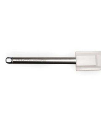 Endurance Stainless Steel Silicone 10" x 2" White Spatula
