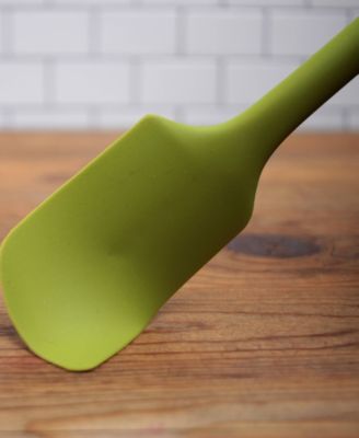 Silicone Coated Steel 11" Ela Series Green Spatula