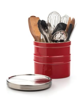 8" D x 7" H Red Oversized Tool Crock