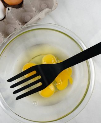 Silicone Coated Steel 11" x 2.25" Ela Series Black Fork