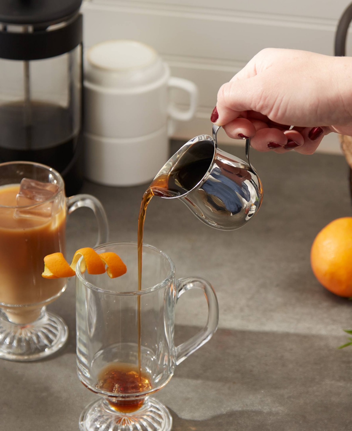 Rsvp International Endurance Stainless Steel 3 Ounce Espresso Pitcher In Silver