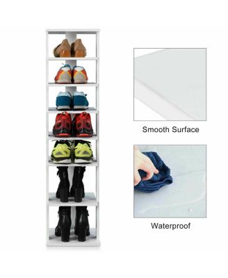 Wooden Shoes Storage Stand 7 Tiers Shoe Rack Organizer Multi-shoe Rack Shoebox