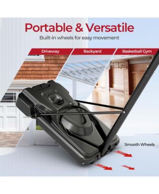 Portable Basketball Hoop 7.5-10FT Adjustable Basketball Goal System