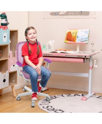 Kids Desk Chair Swivel Mesh Children Computer Chair with Adjustable Height