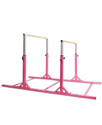 Kids Gymnastics Parallel Bars Double Horizontal Bars Adjustable