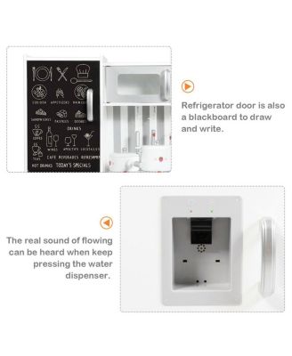Wood Kitchen Toy Kids Cooking Pretend Play Stew/ Utensils, Sounds & WordPad