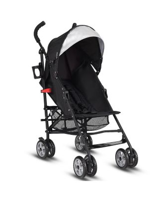 Toddler Folding Lightweight Umbrella Travel Stroller w/ Storage Basket