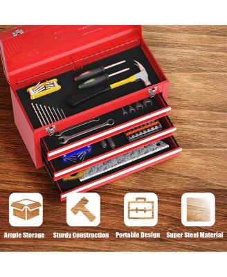 Portable Tool Chest Box Storage Cabinet Garage Mechanic Organizer