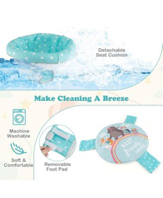 Baby Stationary Activity Center Infant Jumper with Removable Foot Pad