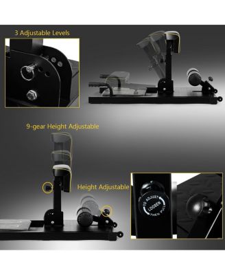 8-in-1 Multifunction Squat Machine Deep Sissy Squat Home Gym