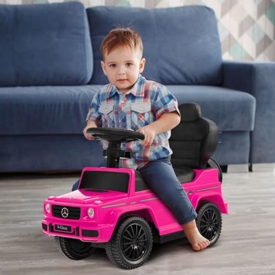 3 in 1 Ride on Push Car Mercedes Benz G350 Stroller Sliding Car