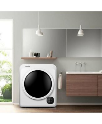 1700W Portable Clothes Dryer Electric Tumble Laundry Dryer Stainless Steel Tub 13.2 lbs /3.22 Cu.Ft