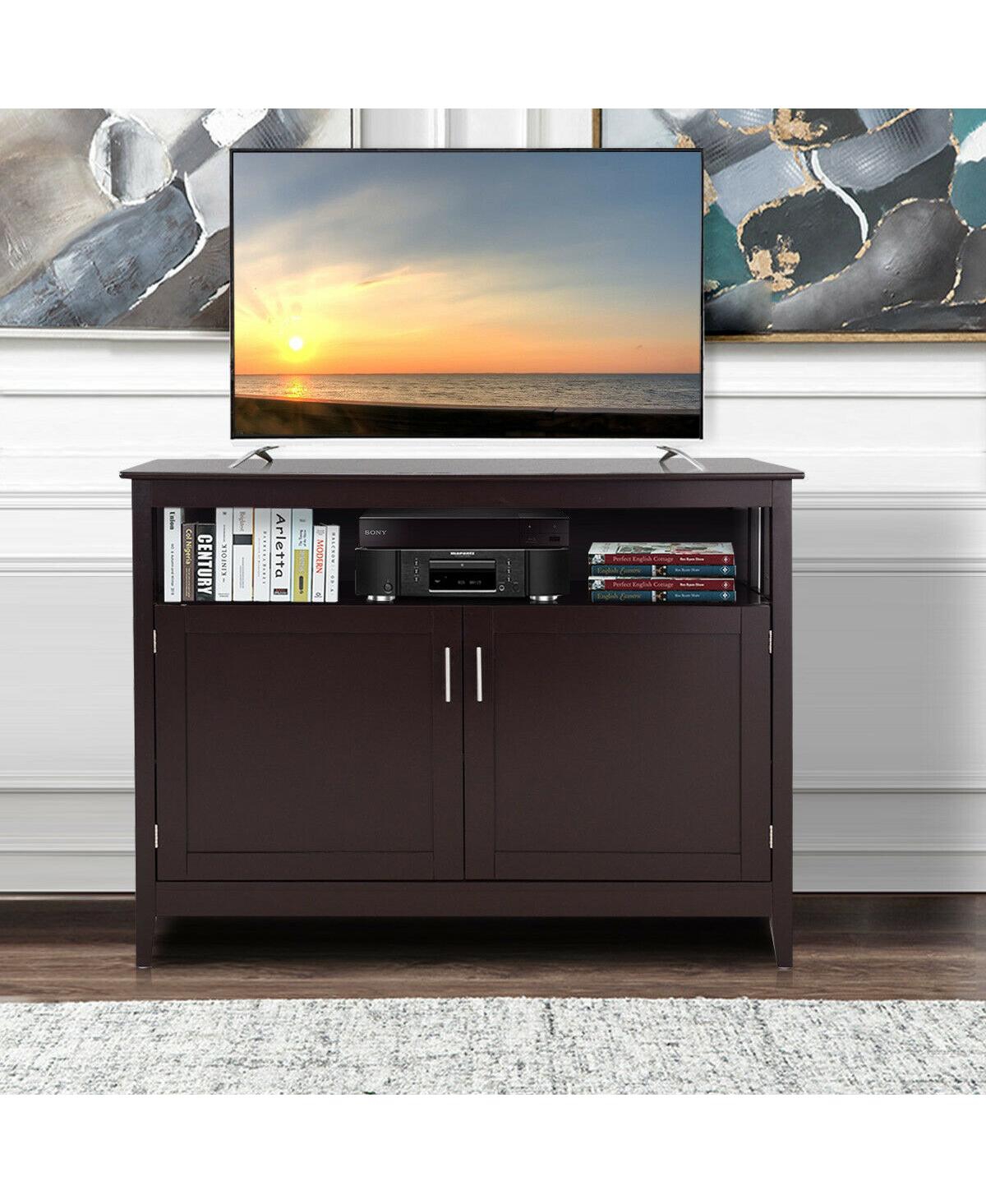 Costway Modern Kitchen Storage Height Cabinet Buffet Server Table