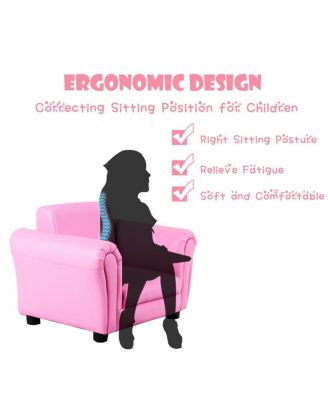 Kids Sofa Armrest Chair Couch Children Toddler Birthday Gift