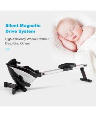 Magnetic Rowing Machine, Folding Rower with LCD Display