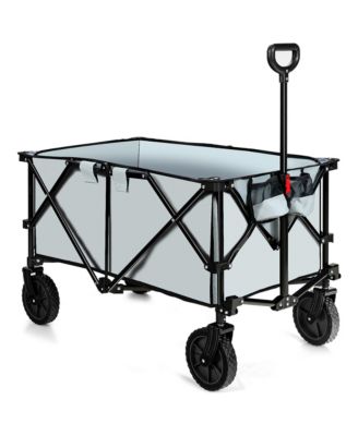Folding Collapsible Wagon Utility Camping Cart