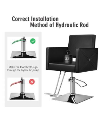 Salon Chair for Hair Stylist Adjustable Swivel Chair