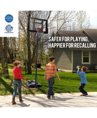 Height Adjustable Portable Basketball Hoop System