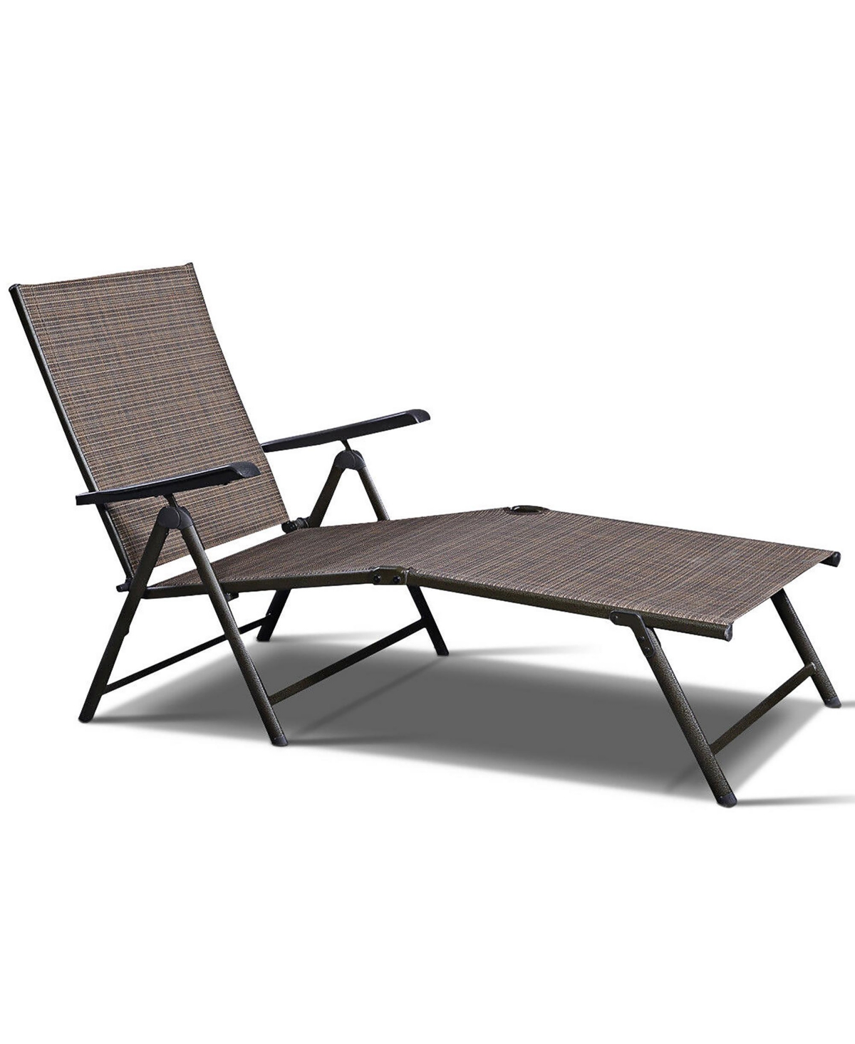 Costway 2PCS Pool Chaise Lounge Chair Recliner Outdoor Patio Furniture Adjustable New