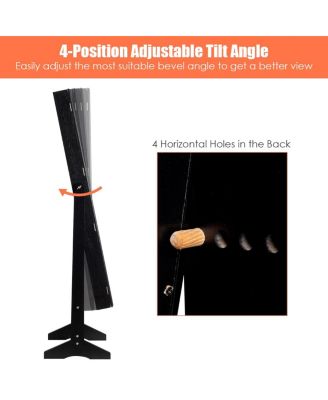 Jewelry Cabinet Stand Mirror Armoire Lockable Organizer Large Storage Box