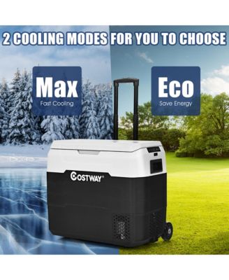 42 QT Portable Car Refrigerator Dual-Zone Car Cooler