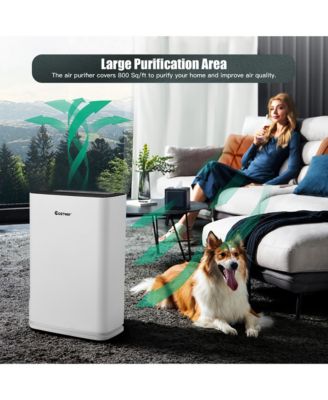 True HEPA Filter Carbon Filter Air Cleaner Home Office 800 sq.ft  Air Purifier