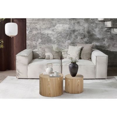 Streamdale Oak Nesting Table Set (2)