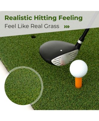 5 x 3 FT Golf Hitting Mat Artificial Indoor Outdoor Turf Golf Training Mat 20 mm