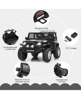 12V Kids Ride On Truck Remote Control Electric Car with Lights&Music