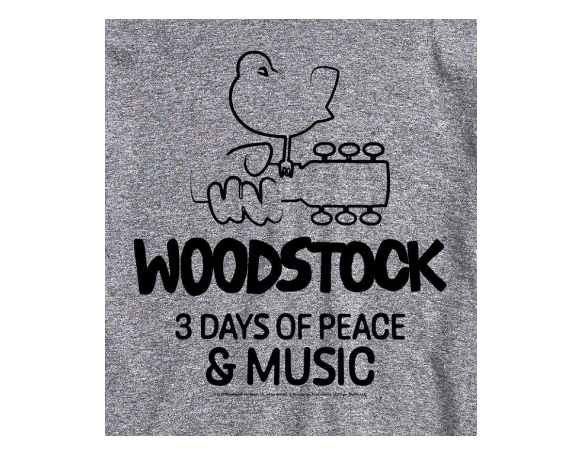 Hybrid Apparel Woodstock 3 Days Of Peace And Music Men's Short Sleeve Tee