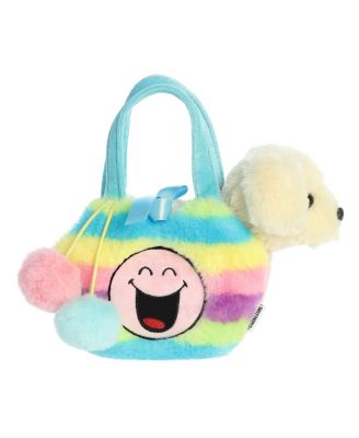 Small Fancy Pals Rainbow SMILEYWORLD Vibrant Plush Toy 9"