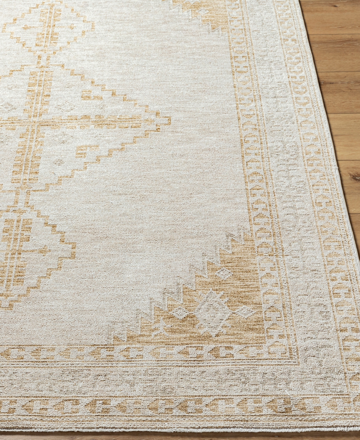 Surya Emory 527462 1'11"x2'11" Area Rug In Tan Beige