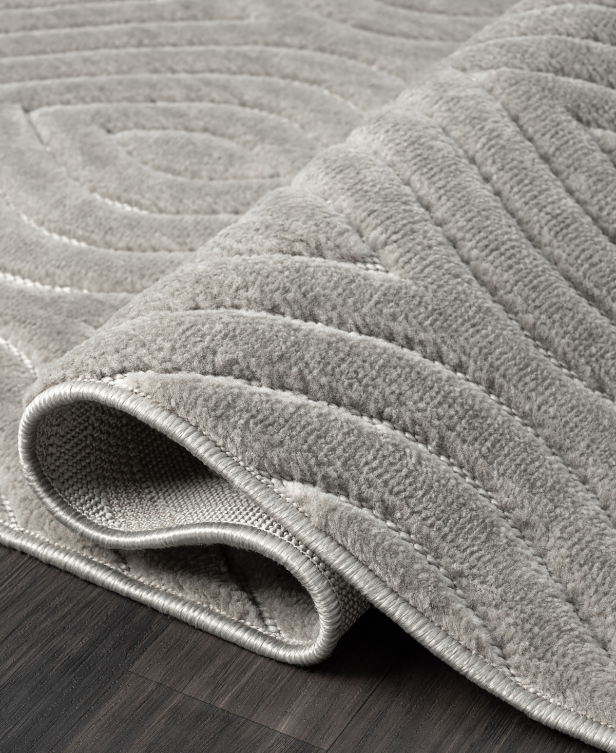 Lr Home Adonis Atl-418 5'x7' Area Rug In Gray
