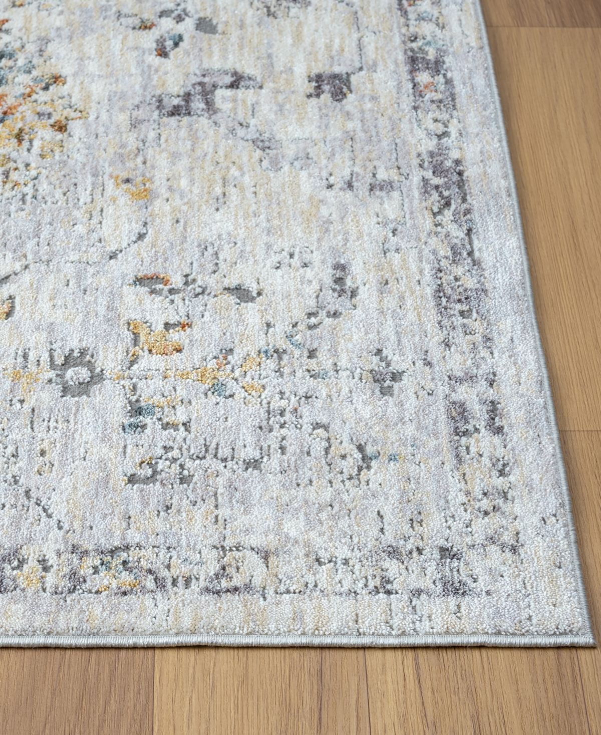 Lr Home Alexis All-470 2'6"x8' Runner Area Rug In Gray- Blue