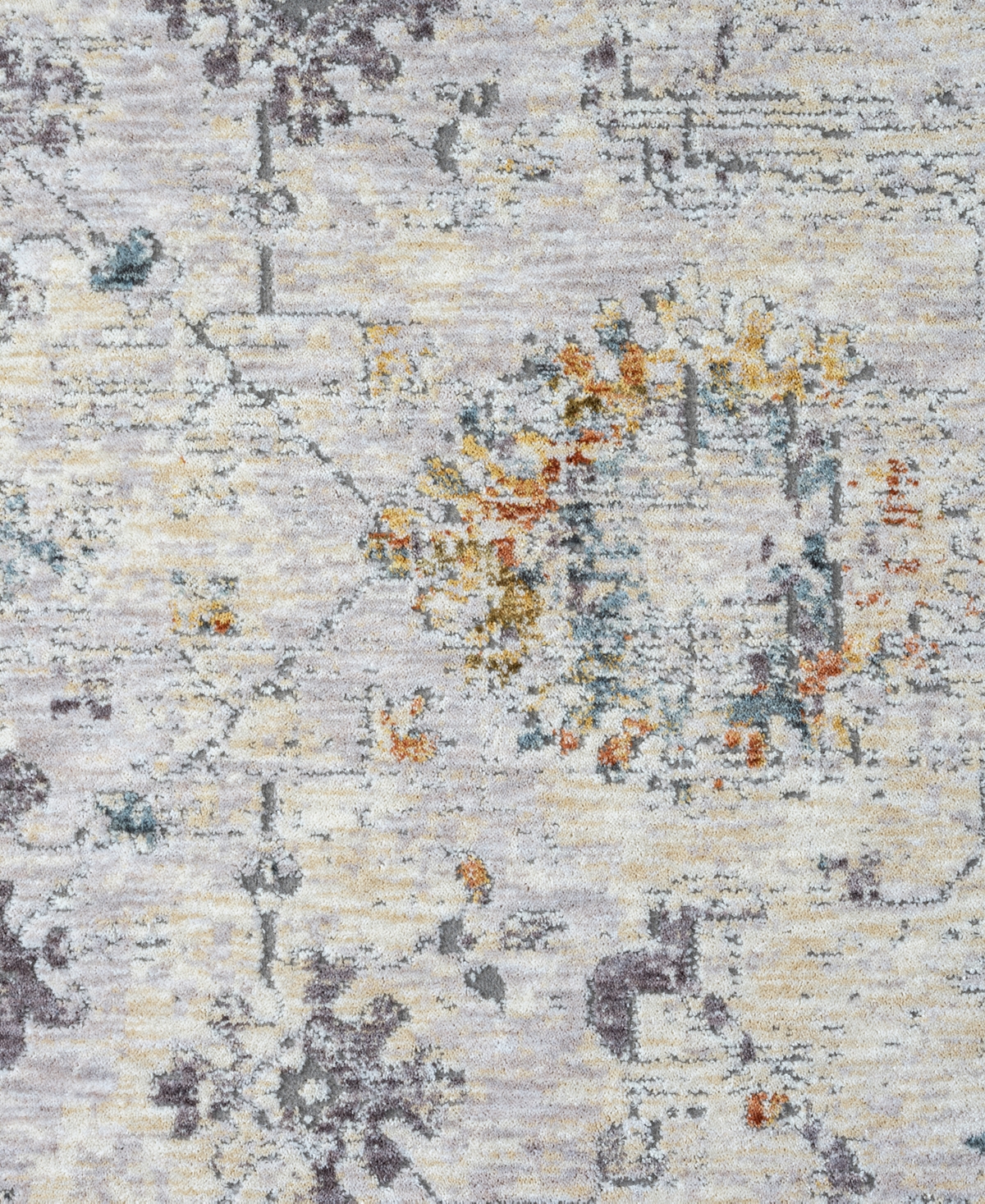 Lr Home Alexis All-470 2'6"x8' Runner Area Rug In Gray- Blue