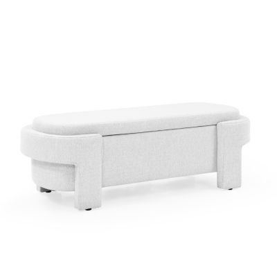 Upholstered Linen Storage Bench