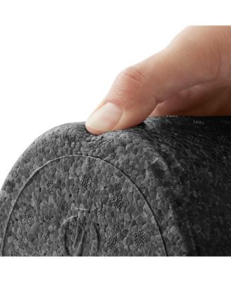18" High-Density Foam Roller for Exercise, Massage, Muscle Recovery - Round, Black