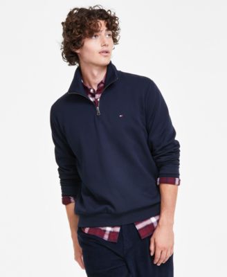 Tommy Hilfiger - Men's Essential Intechno Knit Regular-Fit 1/4-Zip Sweatshirt