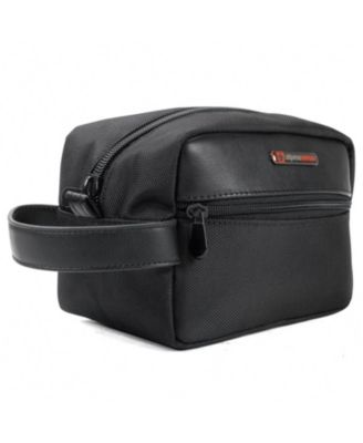 Hudson Shaving Kit Dopp Kit Overnight Toiletry Bag Travel Case New