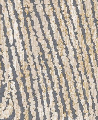 Stacy Garcia Home Closeout  Rendition Zeus Area Rug In Charcoal