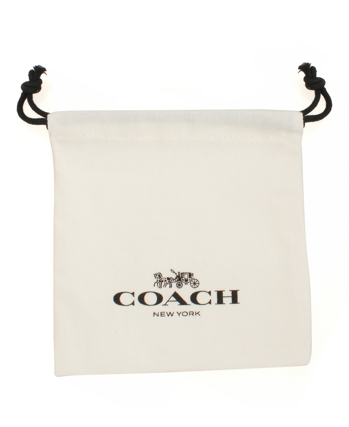 Coach Faux Stone Signature Charm Huggie Earrings