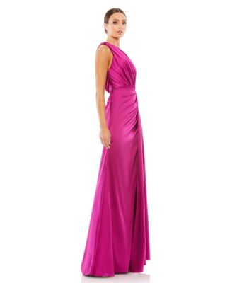 Women's Ieena Draped One Shoulder Satin Gown