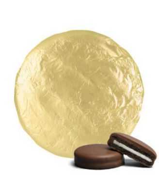 Just Candy 20 Pcs Foil Wrapped Chocolate Covered Oreo Cookies Gold ...