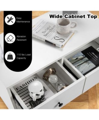 4 Drawers Dresser Chest of Drawers Free Standing Sideboard Cabinet