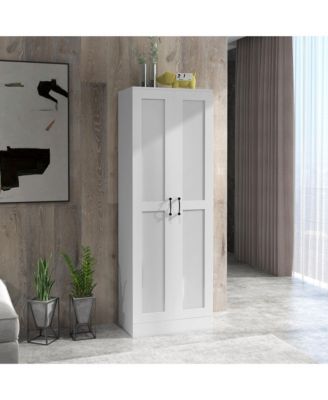 Storage Cabinet, Adjustable Shelves, Pantry Cupboard