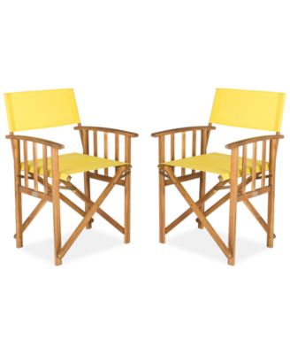 Kali Set of 2 Outdoor Director Chairs
