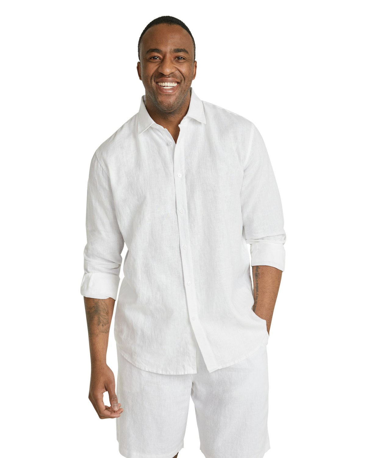 Johnny Bigg Big & Tall Resort Relaxed Fit Linen Shirt