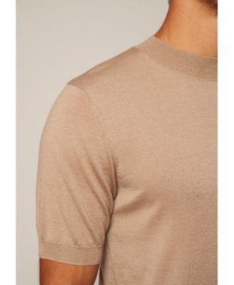 Men's Bellemere Essential Cashmere-Silk Slim T-shirt - Consider Sizing Up for a Relaxed Fit