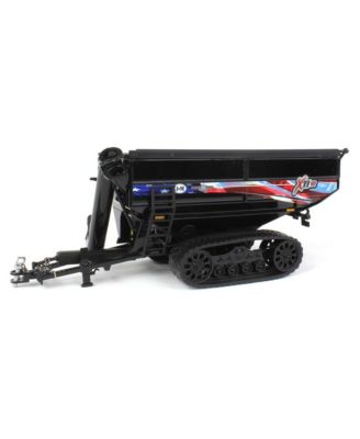 1/64 Black JandM X-Tended Reach Grain Cart Tracks and American Flag