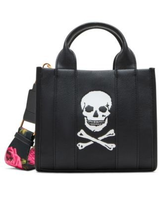 Betsey Johnson Skull Boss Bucket in Natural | Lyst